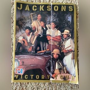 Vintage Jacksons Victory Tour
1984 Souvenir Tour Book
Program Michael Jackson